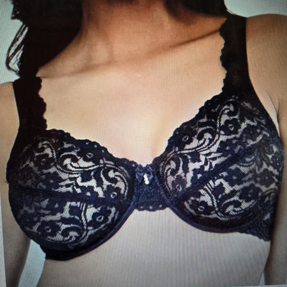 Smart & Sexy Black Bra 46ddd